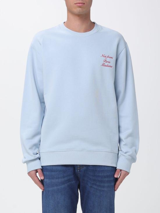 26SS 드롤드무슈 긴팔 티셔츠 KSW157CO127 LIGHT Blue