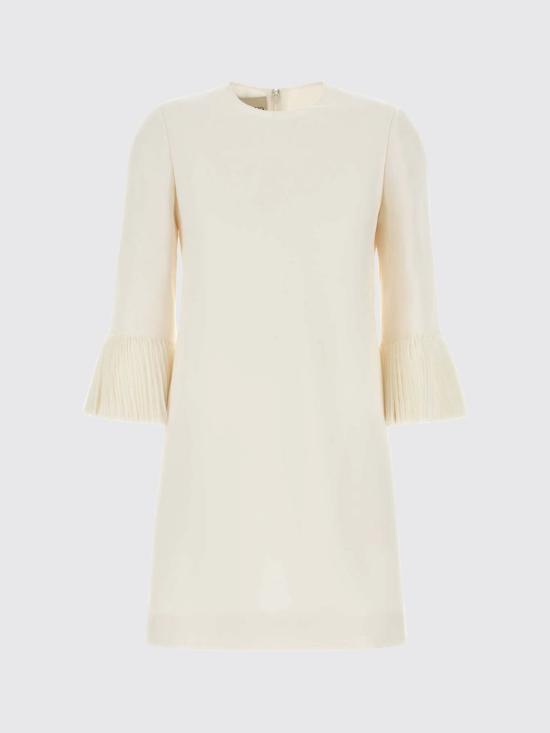 26SS 발렌티노 가라바니 미디 원피스 8B0VAKF51CF A03 Ivory - VALENTINO GARAVANI