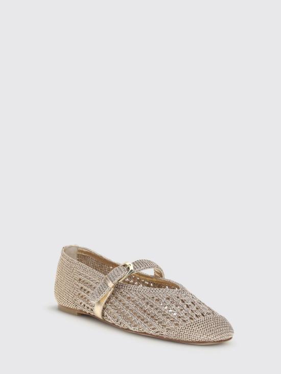 26SS 스튜어트 와이츠먼 플랫 슈즈 SN613 LIO Gold - STUART WEITZMAN