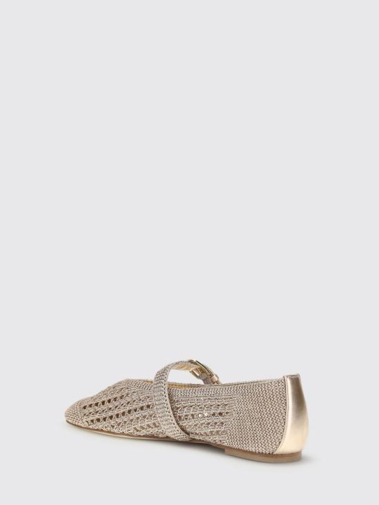 26SS 스튜어트 와이츠먼 플랫 슈즈 SN613 LIO Gold - STUART WEITZMAN