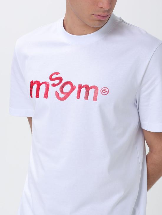 26SS 엠에스지엠 반팔 티셔츠 4040MM117D267002 01 White - MSGM