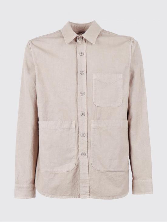 26SS 아스페시 긴팔 셔츠 ACE84P068 85047 Beige - ASPESI