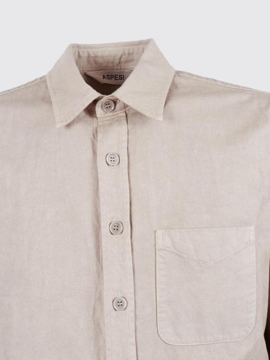 26SS 아스페시 긴팔 셔츠 ACE84P068 85047 Beige - ASPESI