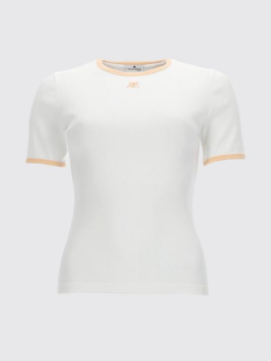 26SS 쿠레쥬 반팔 티셔츠 125JTS017JS0203 B256 White - COURREGES