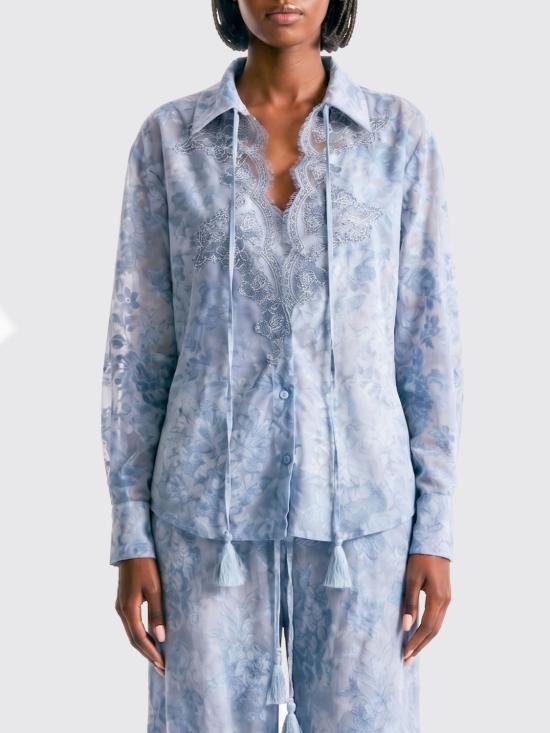 26SS 에르마노 피렌제 블라우스 D48EK056E66 MF156 Denim