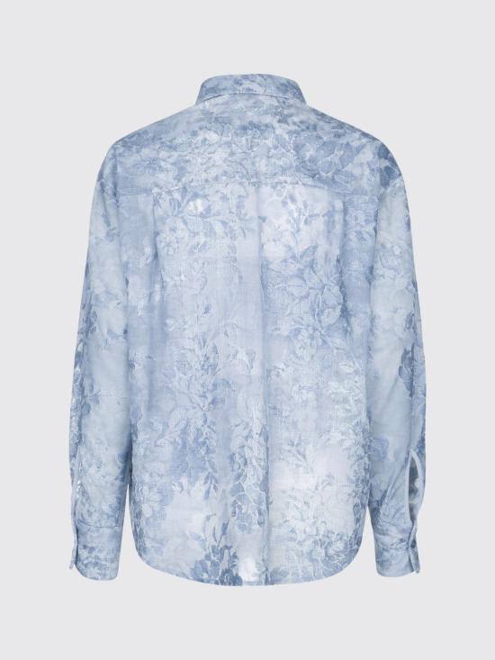 26SS 에르마노 피렌제 블라우스 D48EK056E66 MF156 Denim - ERMANNO FIRENZE