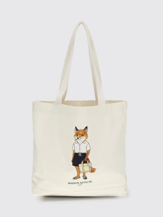 26SS 메종키츠네 숄더백 QU05108WW9042 P700 Ecru