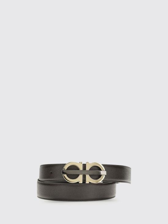 26SS 살바토레 페라가모 가죽 벨트 788412 002 Dark