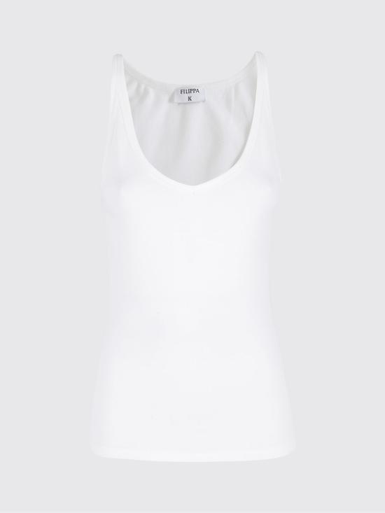 26SS 필리파 케이 민소매 티셔츠 32063 1009 White - FILIPPA K