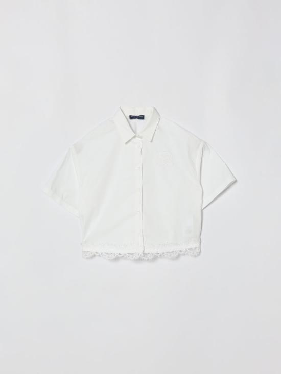 26SS [키즈] 에르마노 설비노 셔츠 Z1G3097116 0099 White