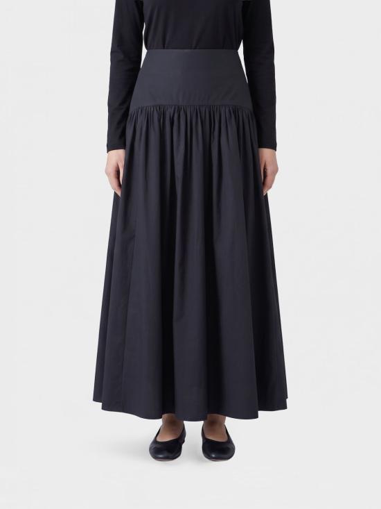 26SS 스타우드 롱 스커트 R24P6141PO BLK Black