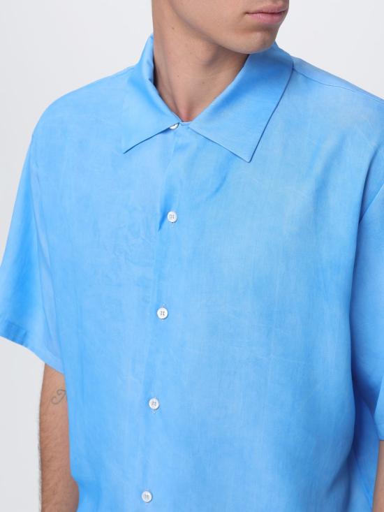 26SS 엠에스지엠 반팔 셔츠 4040ME08X267009 84 Blue - MSGM