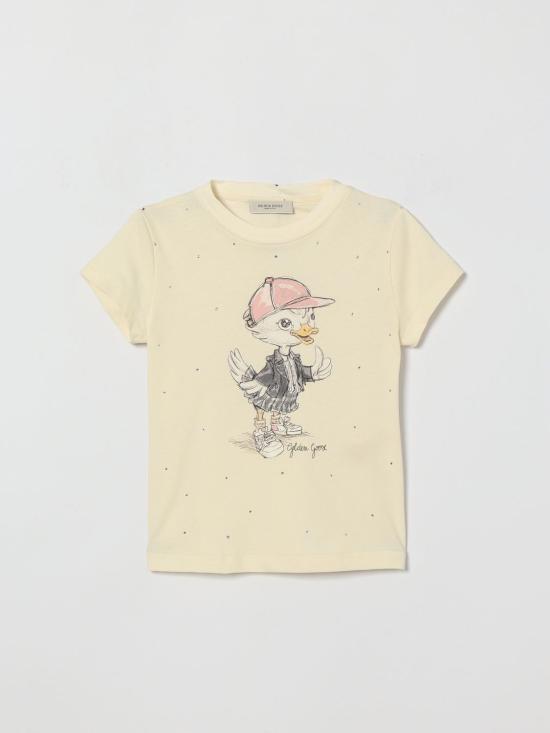 26SS [키즈] 골든구스 티셔츠 GKP01390P002271 11560 White