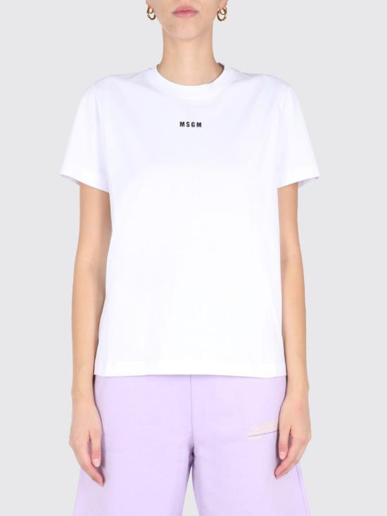 26SS 엠에스지엠 반팔 티셔츠 2000MDM500200002 01 White