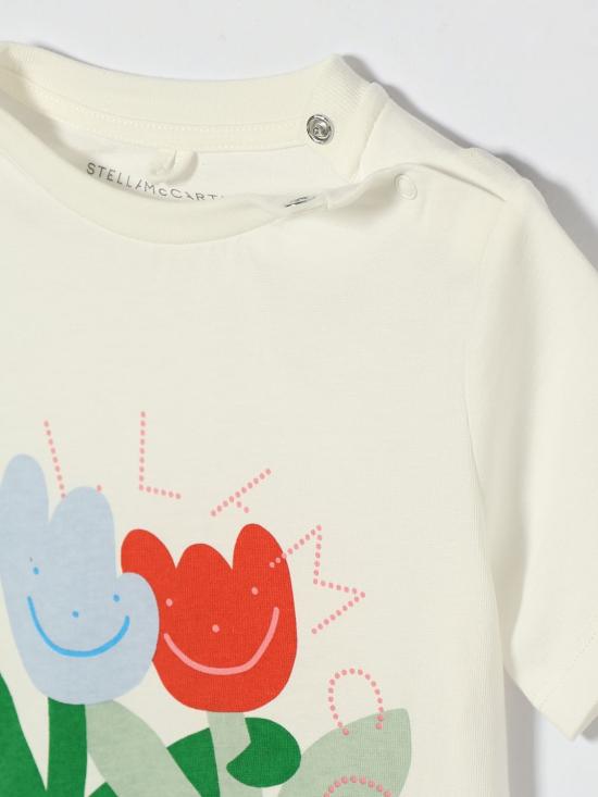 26SS [키즈] 스텔라 맥카트니 티셔츠 TY8121Z0434 101 White - STELLA MCCARTNEY