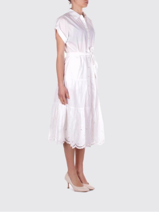 26SS 랄프 로렌 미디 원피스 200970821 002 White - RALPH LAUREN