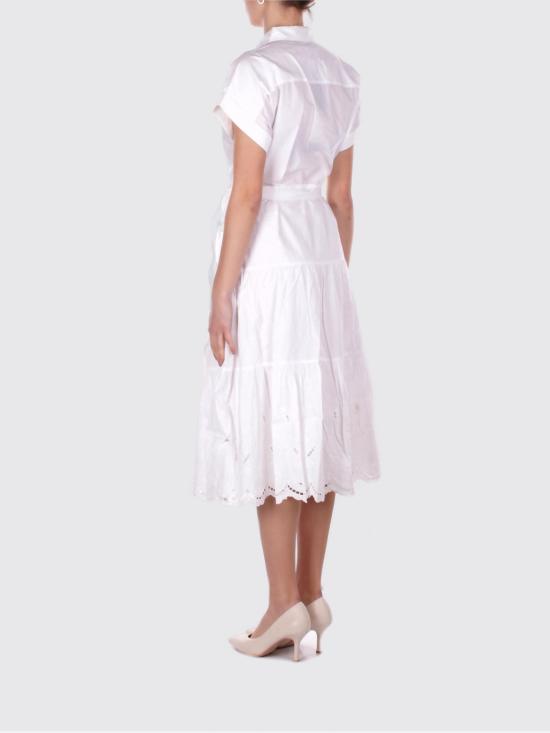 26SS 랄프 로렌 미디 원피스 200970821 002 White - RALPH LAUREN