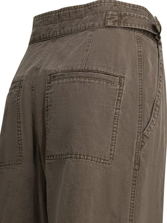 26SS 이자벨마랑에뚜왈 스트레이트 팬츠 네리아 브라운 바지 - ISABEL MARANT ETOILE