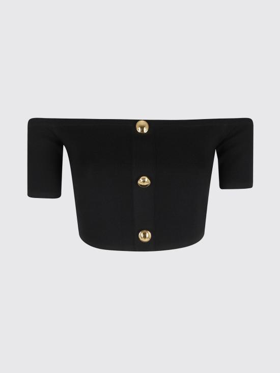 26SS 엘리자베타프랜치 민소매 티셔츠 TK86B62E2 110 Black - ELISABETTA FRANCHI