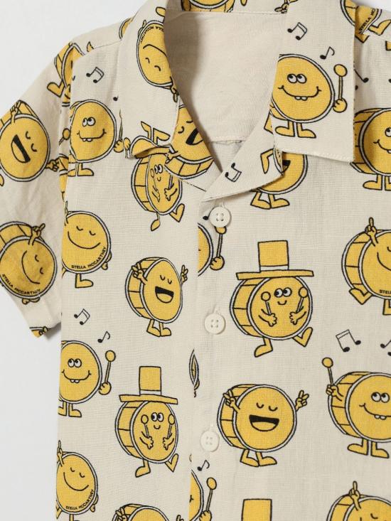 26SS [키즈] 스텔라 맥카트니 셔츠 TY5501Z3606 101MC White - STELLA MCCARTNEY