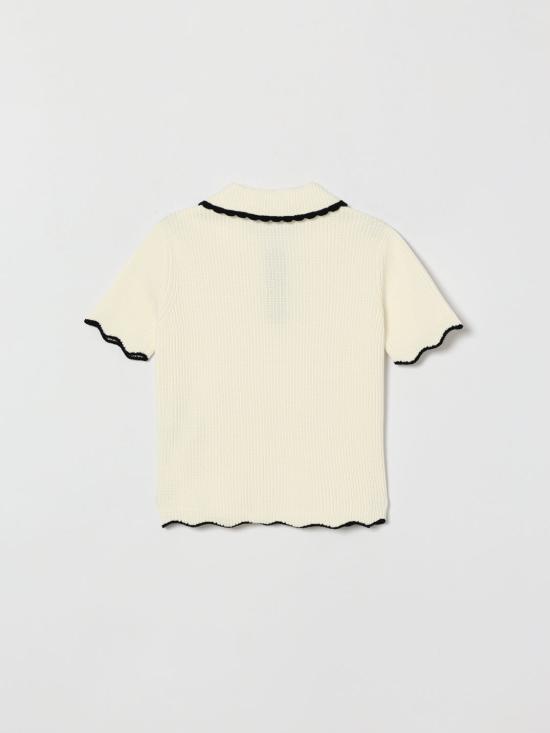 26SS [키즈] 엠포리오 아르마니 폴로 셔츠 EG000753AF22776 U0003 White - EMPORIO ARMANI