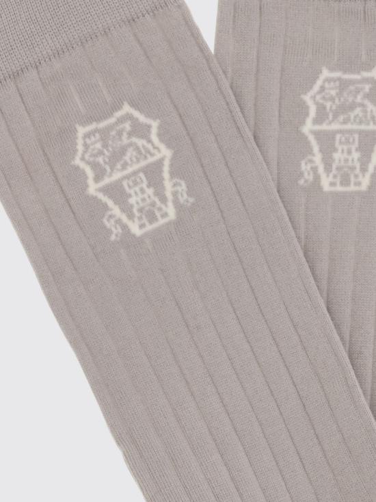 26SS 브루넬로 쿠치넬리 양말 MCS93561 CSJ77 Brown - BRUNELLO CUCINELLI