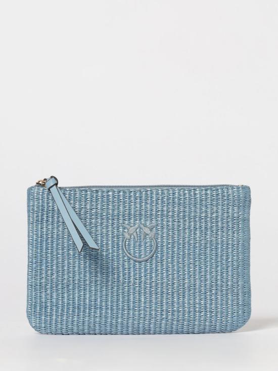 26SS 핑코 클러치/파우치 106763A39Y E5YQ Gnawed Blue