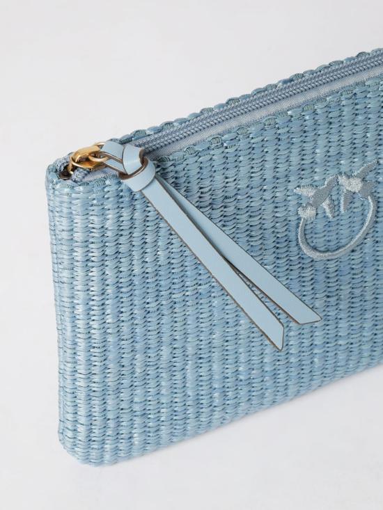 26SS 핑코 클러치/파우치 106763A39Y E5YQ Gnawed Blue - PINKO