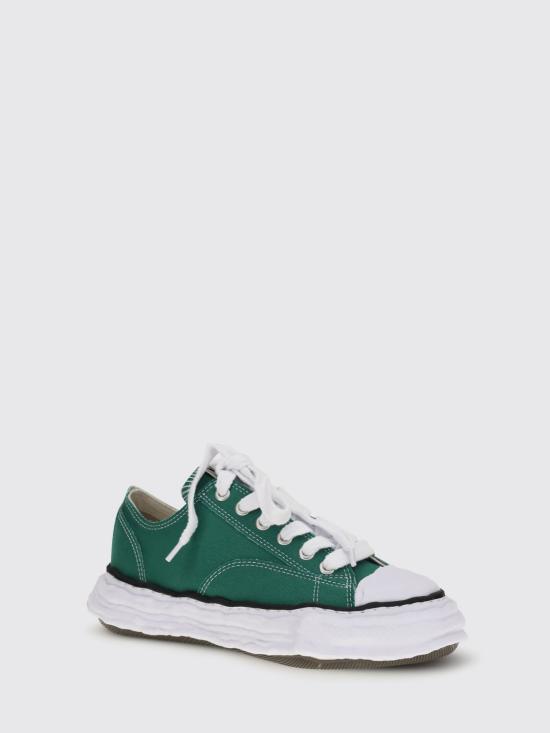 26SS 메종 미하라 야스히로 피터슨23 OG 솔 캔버스 로우탑 A11FW702 CL Green - MAISON MIHARA YASUHIRO