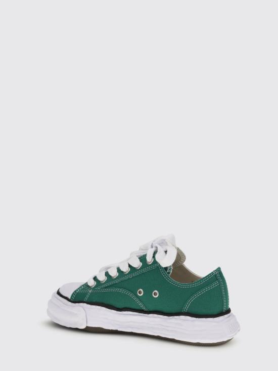 26SS 메종 미하라 야스히로 피터슨23 OG 솔 캔버스 로우탑 A11FW702 CL Green - MAISON MIHARA YASUHIRO