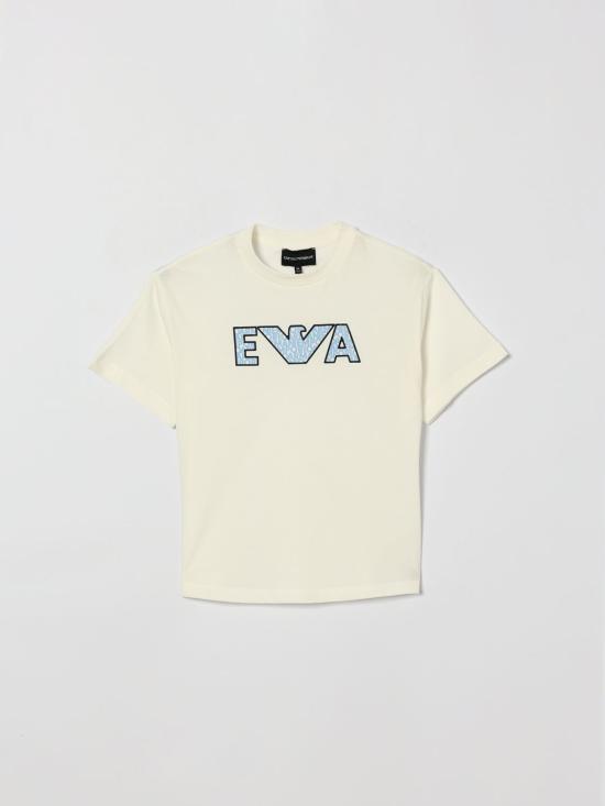 26SS [키즈] 엠포리오 아르마니 티셔츠 EB000948AF14503 U0003 White