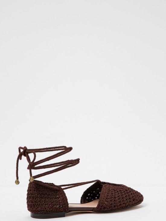 26SS 트윈셋 플랫 슈즈 261TGT042 12110 Coffee - TWINSET