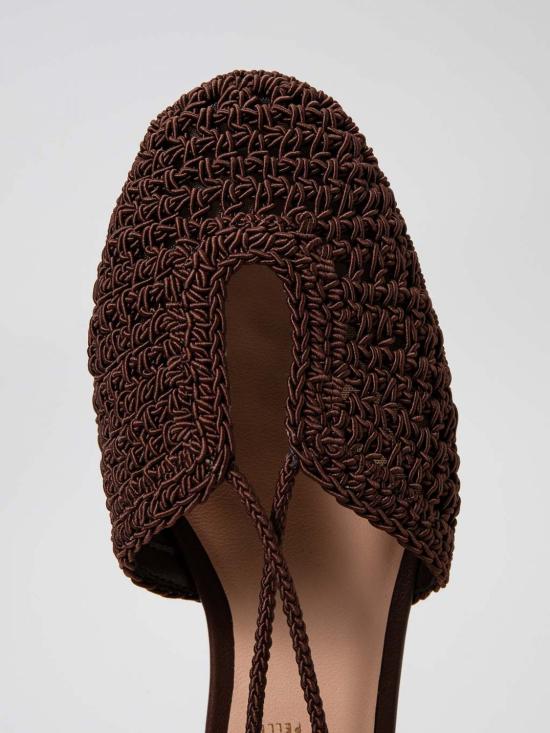 26SS 트윈셋 플랫 슈즈 261TGT042 12110 Coffee - TWINSET