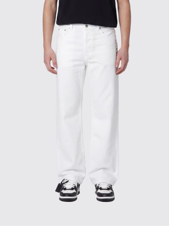 26SS 오프화이트 스트레이트 팬츠 OMCE04JS26FAB001 1000 White