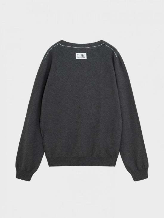 26SS MM6 메종마르지엘라 스웨터 SH2HL0047M13276 860M Charcoal - MM6 MAISON MARGIELA