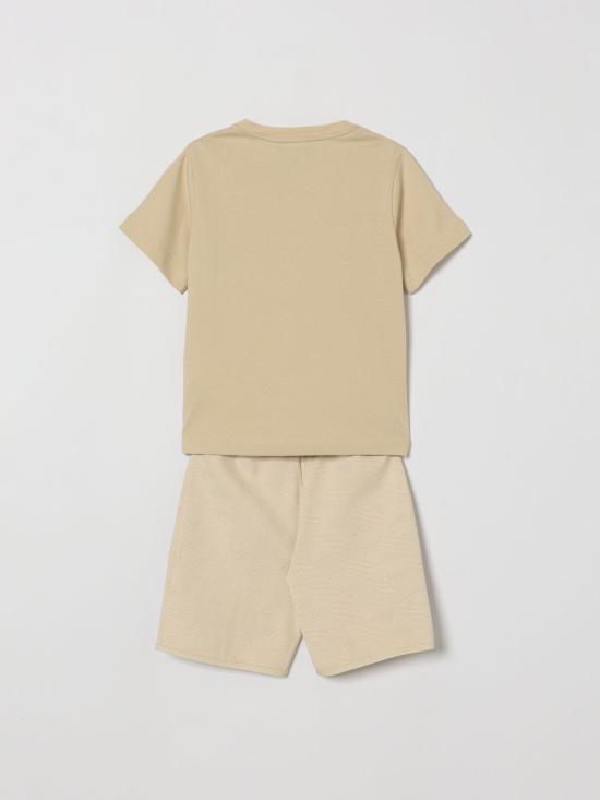 26SS [키즈] 엠포리오 아르마니 캐주얼 세트 EB001621AF13715 M1399 Beige - EMPORIO ARMANI