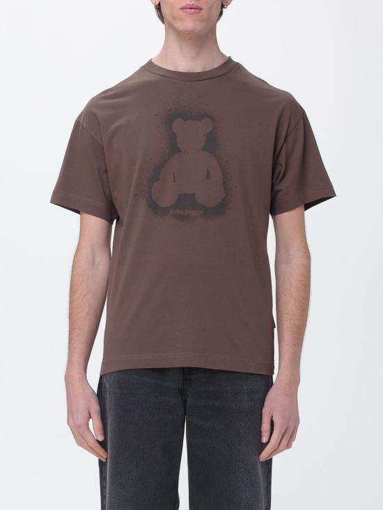 26SS 팜앤젤스 반팔 티셔츠 PMAA109S26JER001 606E Brown