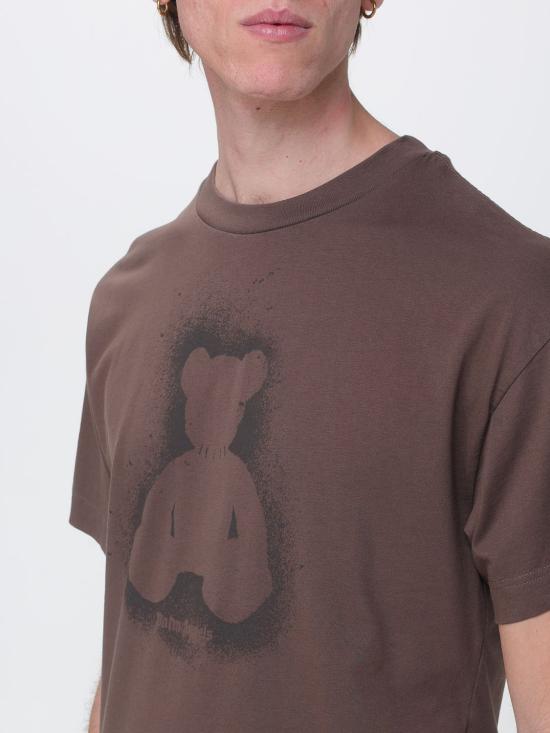 26SS 팜앤젤스 반팔 티셔츠 PMAA109S26JER001 606E Brown - PALM ANGELS