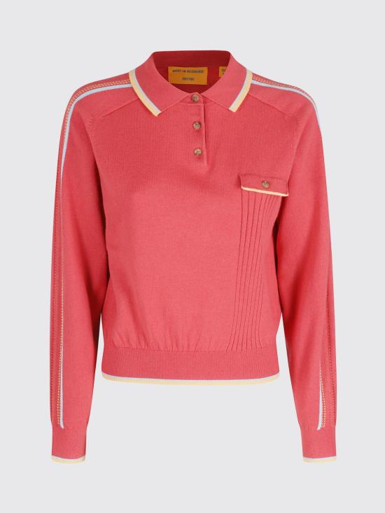 26SS 게스트 인 레지던스 폴로 티셔츠 W41030JL SCAR Red - GUEST IN RESIDENCE