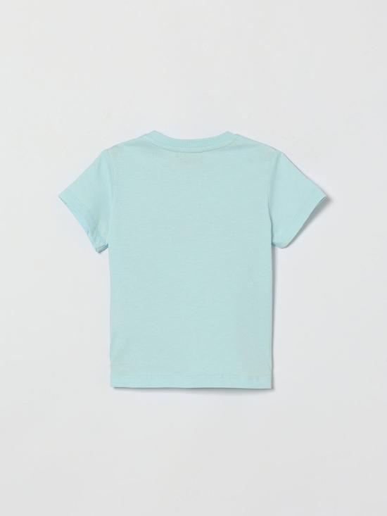 26SS [키즈] 모스키노 티셔츠 MUM04MLAA01 40304 Blue - MOSCHINO