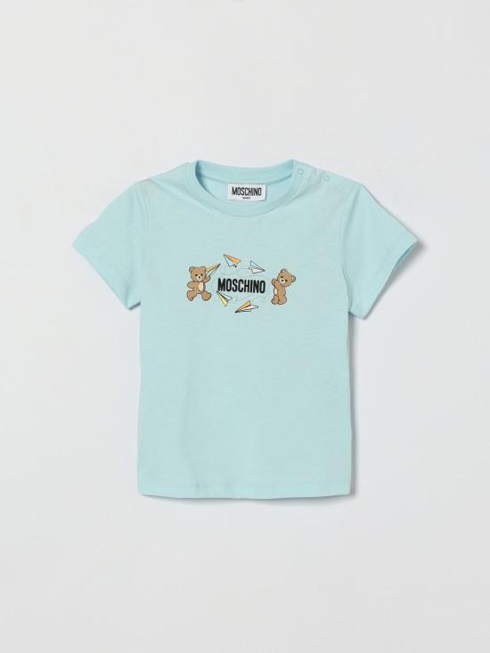 26SS [키즈] 모스키노 티셔츠 MUM04MLAA01 40304 Blue