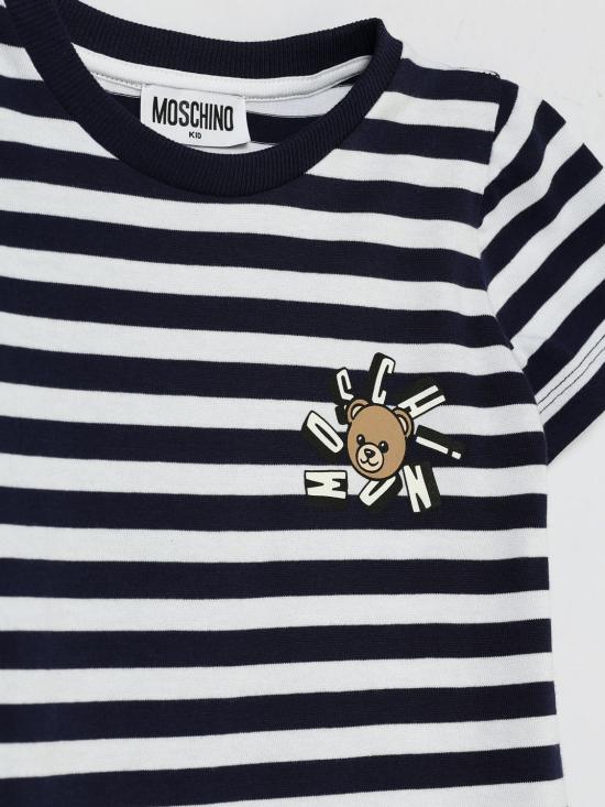 26SS [키즈] 모스키노 원피스 HDV0HNLAE10 83686 Blue - MOSCHINO