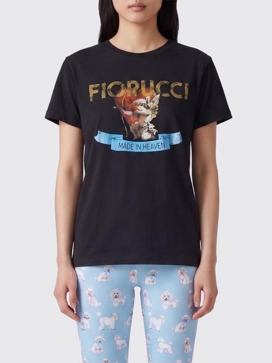 26SS 피오루찌 반팔 티셔츠 W26SSJTS011CJ01 BK01 Black