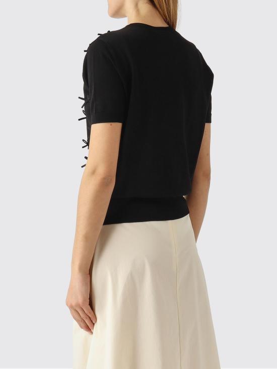 26SS 메이메이즈 스웨터 M6PZ54 100 Black - MEIMEIJ