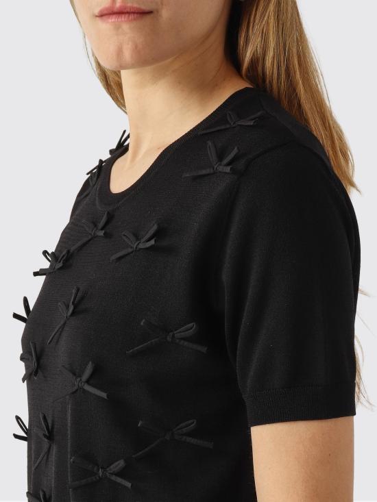 26SS 메이메이즈 스웨터 M6PZ54 100 Black - MEIMEIJ