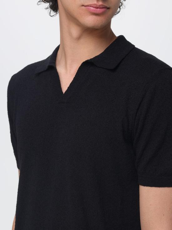 26SS 드루모어 폴로 티셔츠 D9SP146L00001 690 Black - DRUMOHR