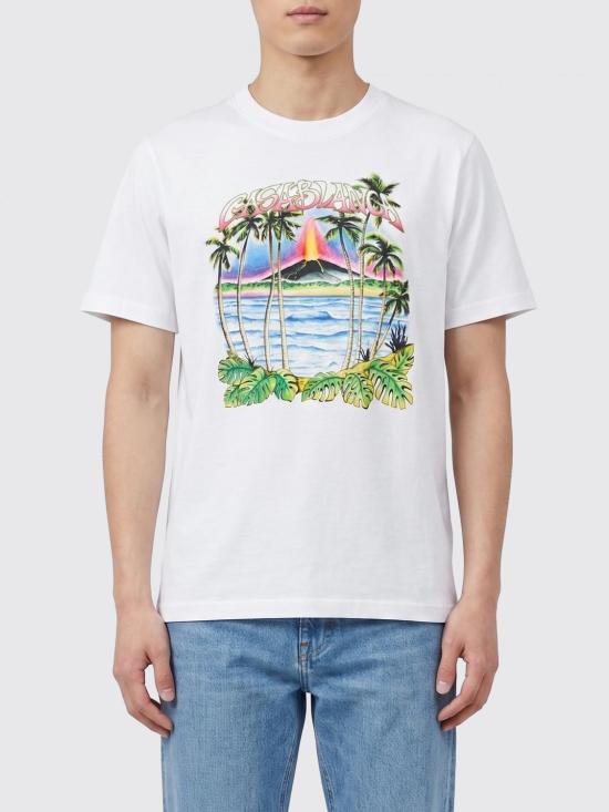 26SS 카사블랑카 반팔 티셔츠 MSP26JTS001 22 White 2