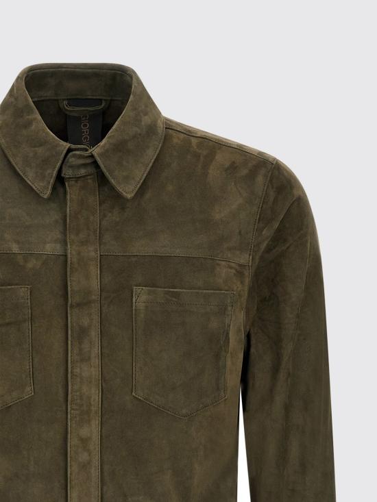 26SS 조르지오 브라토 긴팔 셔츠 GU26S9812CMSO SWAMP Green - GIORGIO BRATO