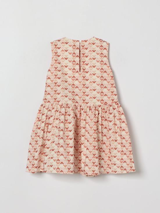 26SS [키즈] 엠포리오 아르마니 원피스 EG000619AF21195 F3008 Beige - EMPORIO ARMANI