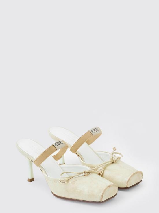 26SS MM6 메종마르지엘라 힐/펌프스 S66WX0075P7706 HB496 Beige - MM6 MAISON MARGIELA